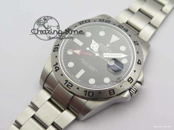 0206 Explorer II 42mm 216570 Bp-Maker Best Edition Black Dial On SS Bracelet A OnTrend 3778